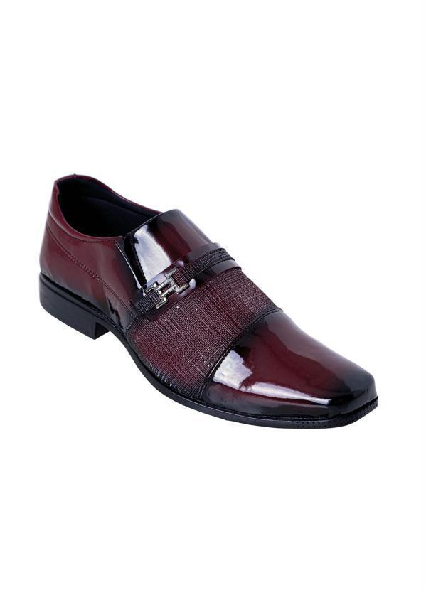 Sapato Social Bordo em Verniz