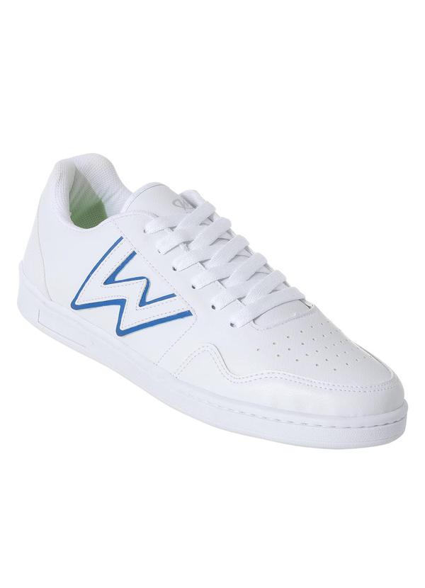 Tênis Casual Branco em Sintético