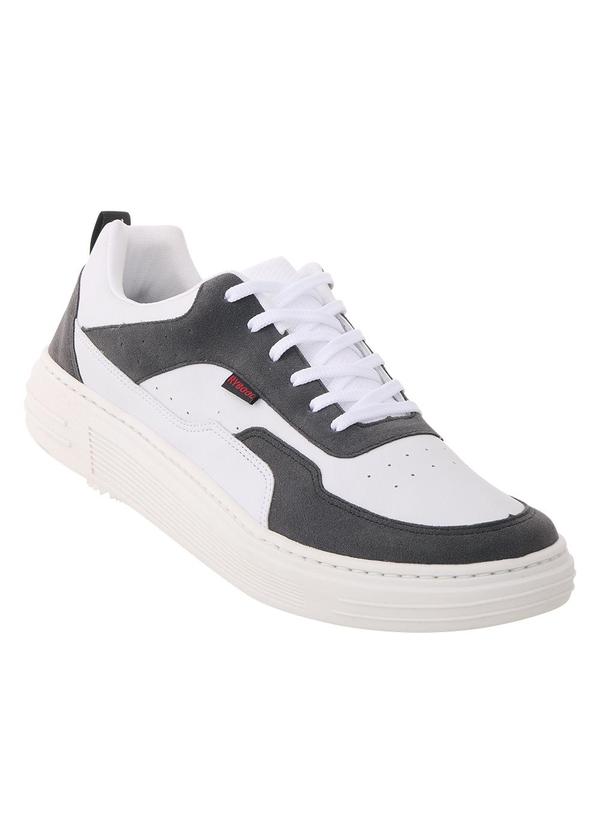 Tênis Casual Branco em Sintético