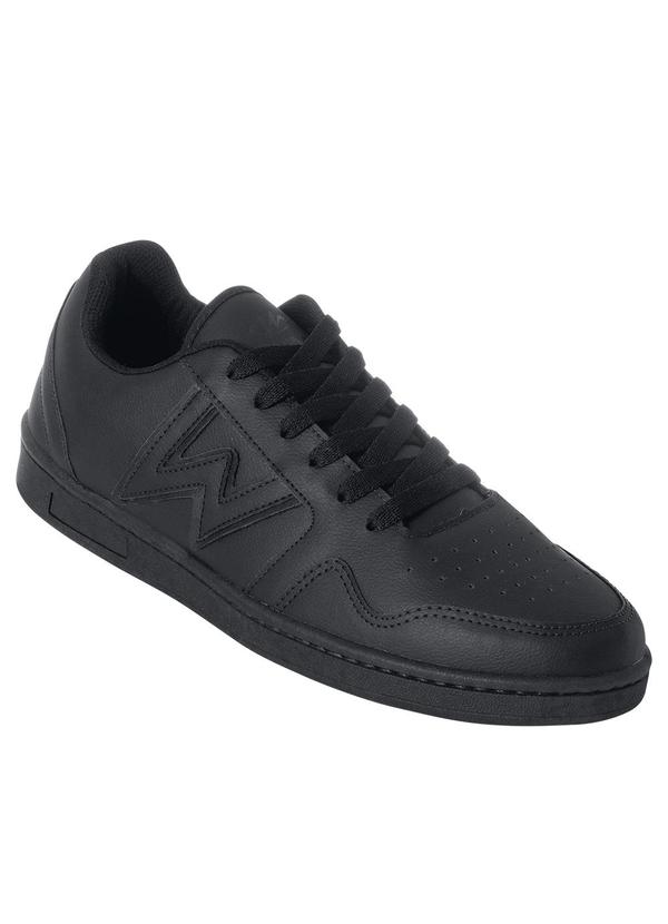 Tênis Casual Preto em Sintético