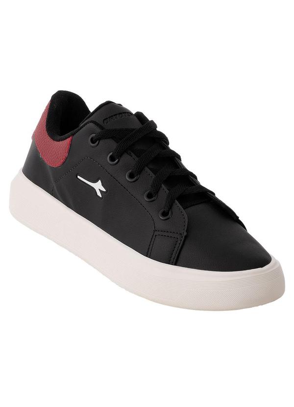 Tênis Casual Preto em Sintético