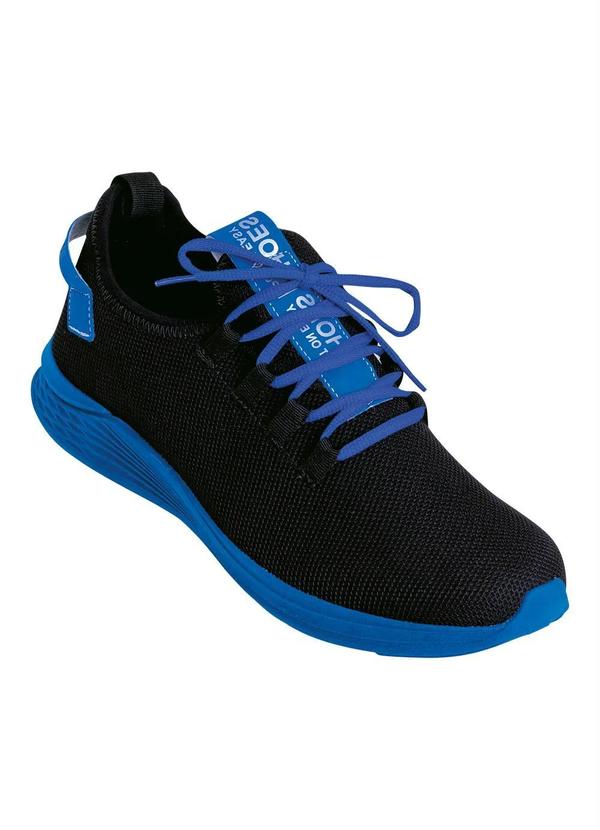 Tênis Esporte Azul em Tecido