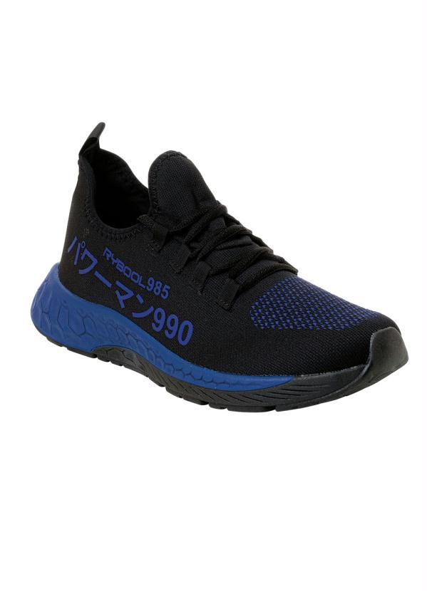 Tênis Esporte Azul em Tecido