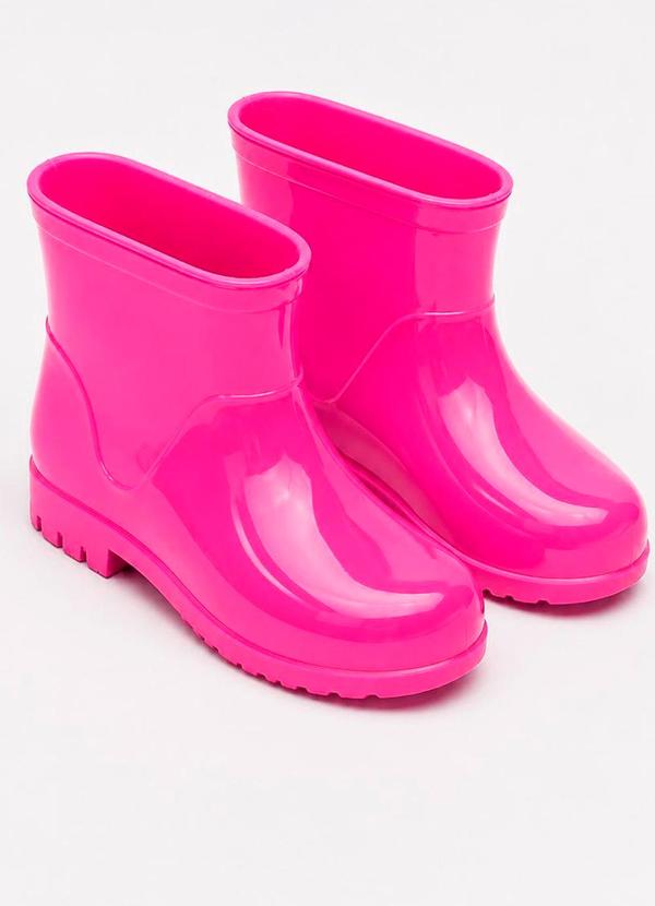 Galocha Infantil Impermeável Antiderrapante Pink