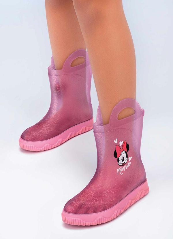 Galocha Minnie Funny Rosa