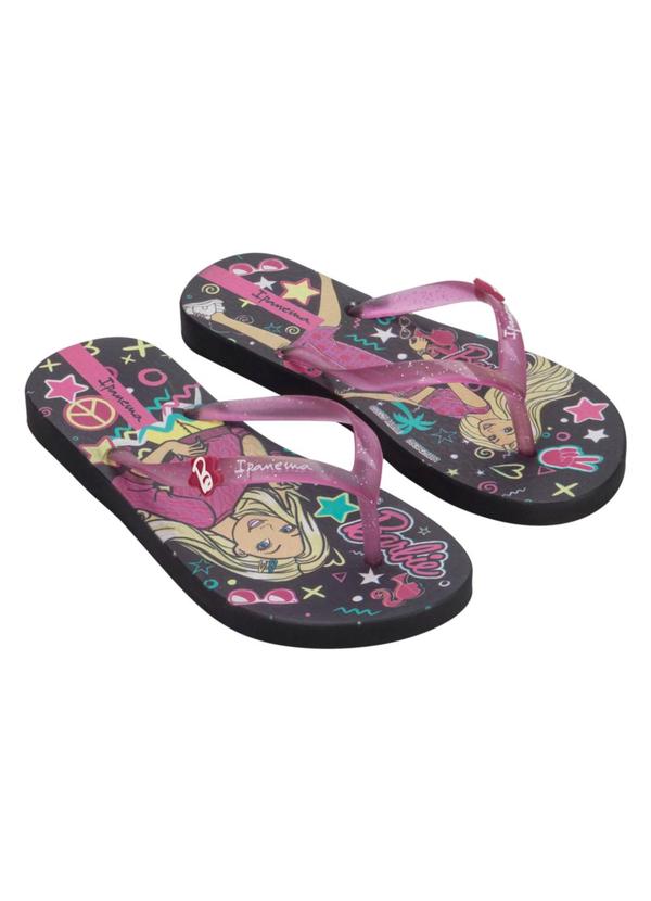Chinelo Barbie Ar301 Preto