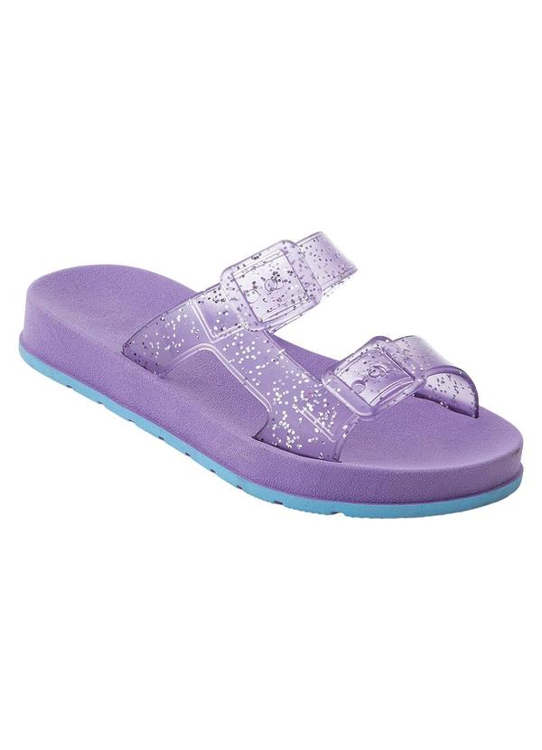 Chinelo Infantil Lilás com Gliter