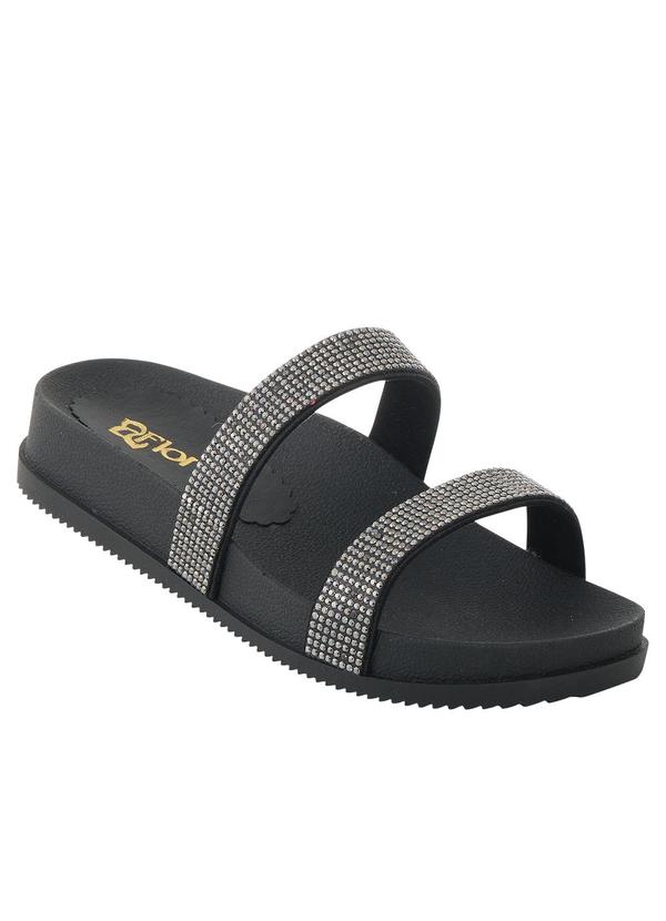 Vista 2 Chinelo Infantil Preto em Sintético Perfecta Perfecta