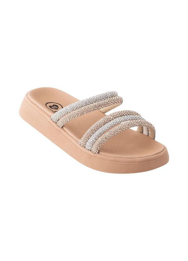 Chinelo Molekinha Nude em Sintético