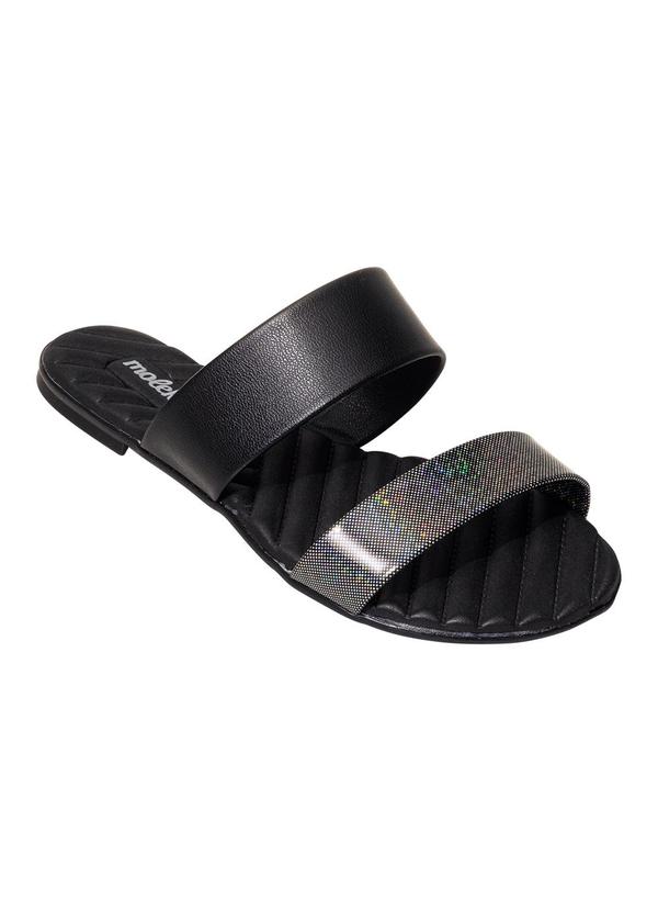 Chinelo Molekinha Preto em Sintético