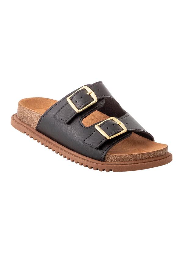 Chinelo Molekinha Preto em Sintético