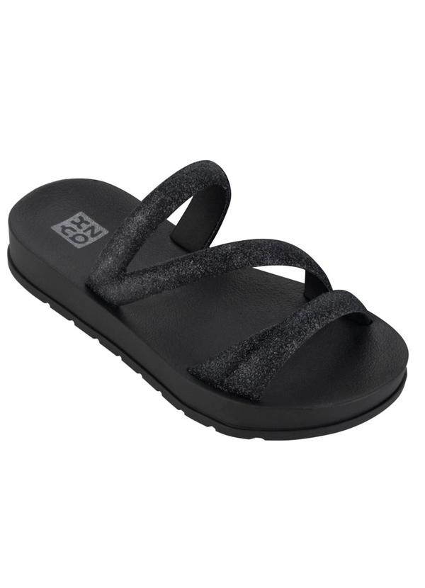Chinelo Zaxy Glitter Preto