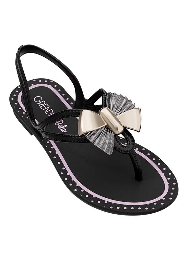 Vista 2 Sandália Grendha Bela Preto GRENDENE KIDS GRENDENE KIDS