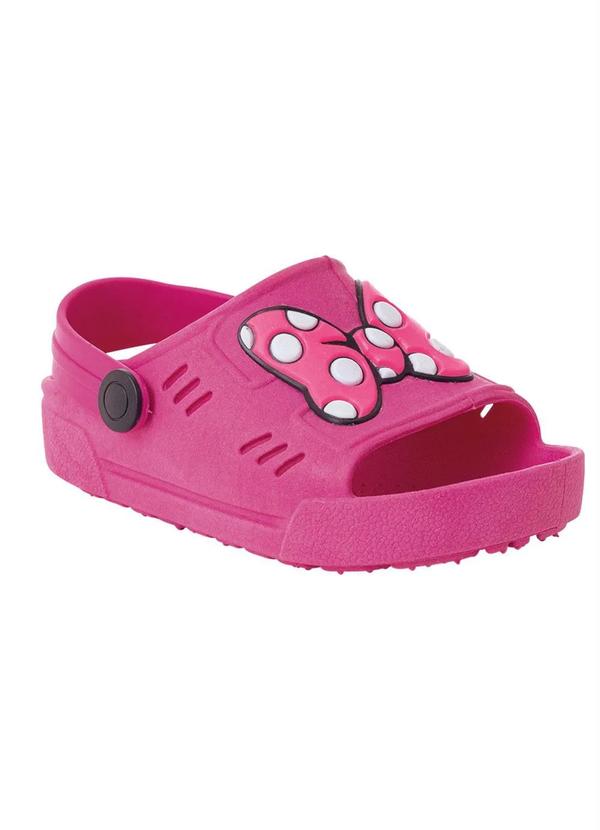 Babuche Infantil Pink com Estampa de Laço