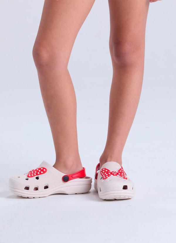 Babuche Laço Infantil Off White
