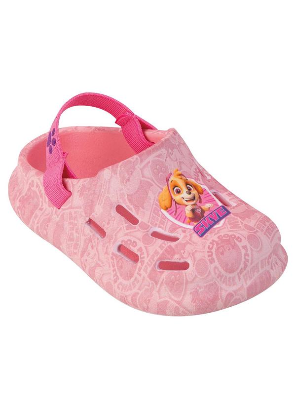 Vista 2 Babuche Patrulha Canina Rosa GRENDENE KIDS GRENDENE KIDS