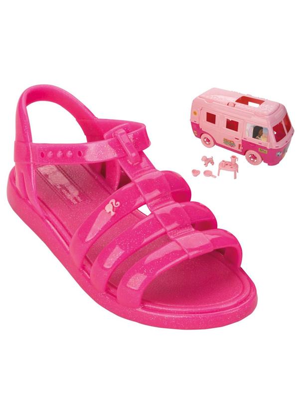 Vista 2 Sandália Barbie Road Trip Pink GRENDENE KIDS GRENDENE KIDS