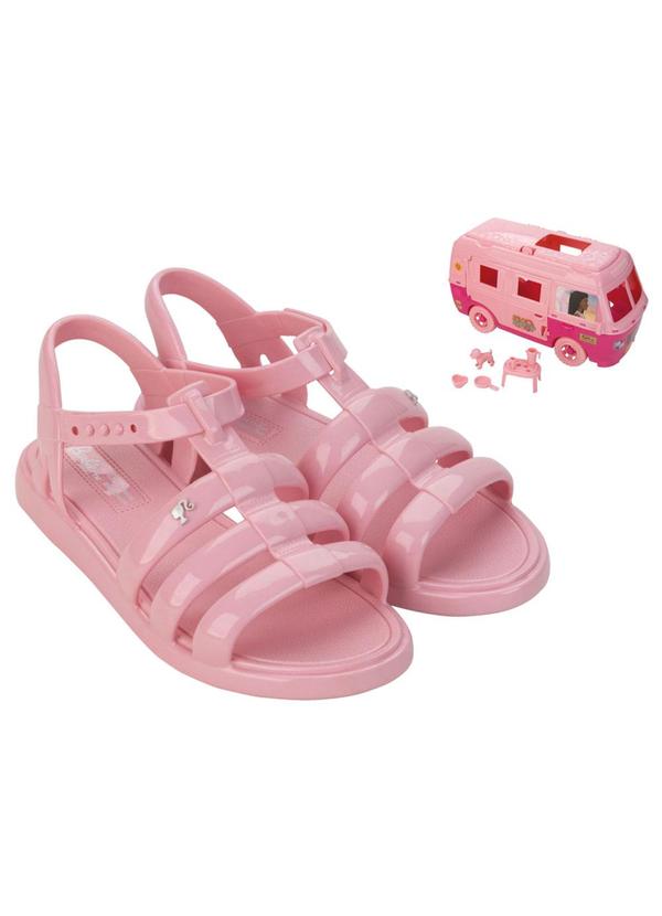 Vista 2 Sandália Barbie Road Trip Rosa GRENDENE KIDS GRENDENE KIDS