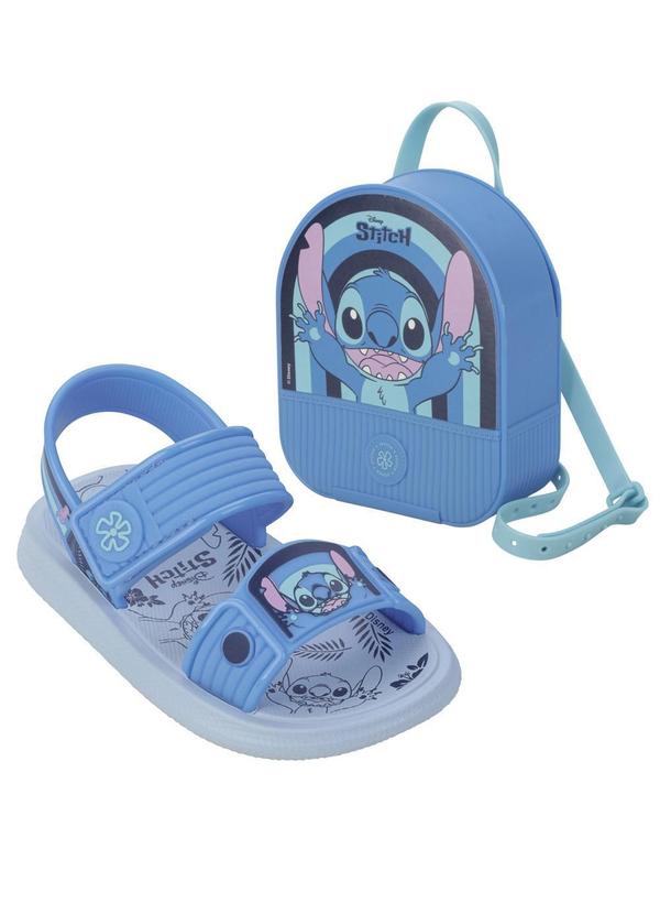 Vista 2 Sandália Disney Mochila Stitch Azul GRENDENE KIDS GRENDENE KIDS