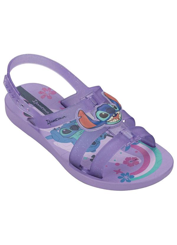 Vista 2 Sandália Infantil Ipanema Disney Stitch Lilás GRENDENE KIDS GRENDENE KIDS