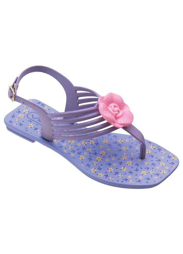 Sandália Infantil Lilás em Pvc