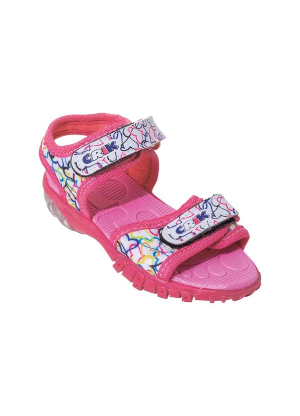 Vista 2 Sandália Infantil Pink com Luzinha Perfecta Perfecta