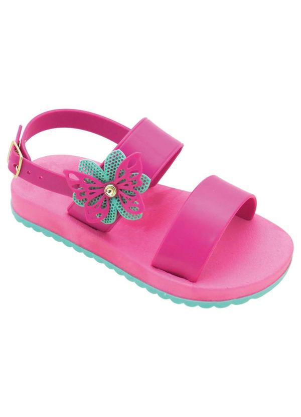 Vista 2 Sandália Infantil Pink em Pvc Perfecta Perfecta
