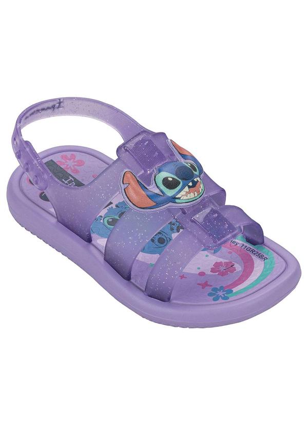 Vista 2 Sandália Ipanema Disney Stitch Lilás GRENDENE KIDS GRENDENE KIDS