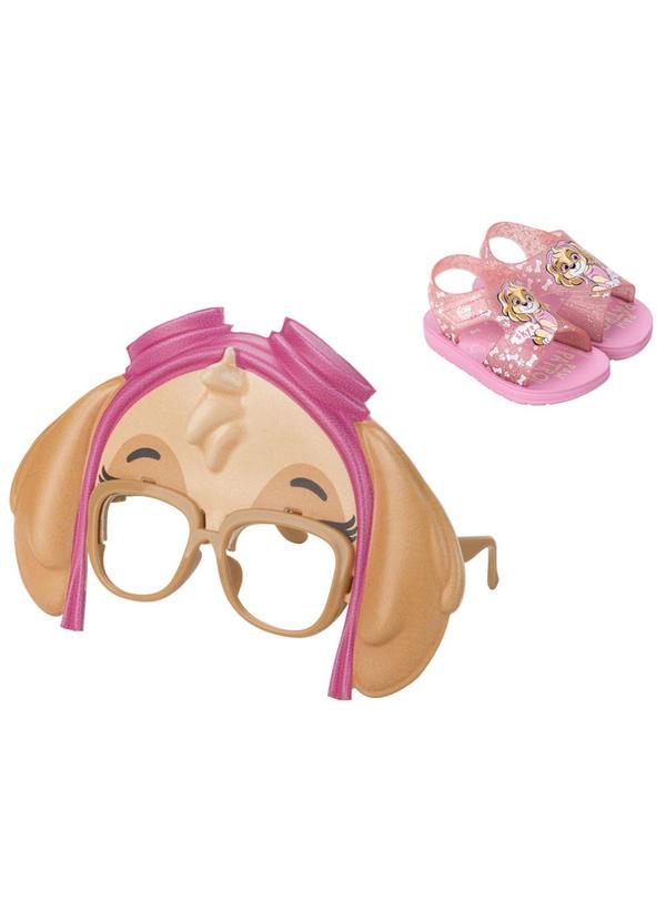 Vista 2 Sandália Patrulha Canina Rosa GRENDENE KIDS GRENDENE KIDS