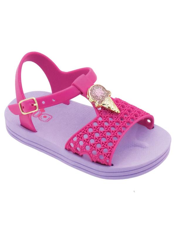 Sandalia Pink em Full Plastic