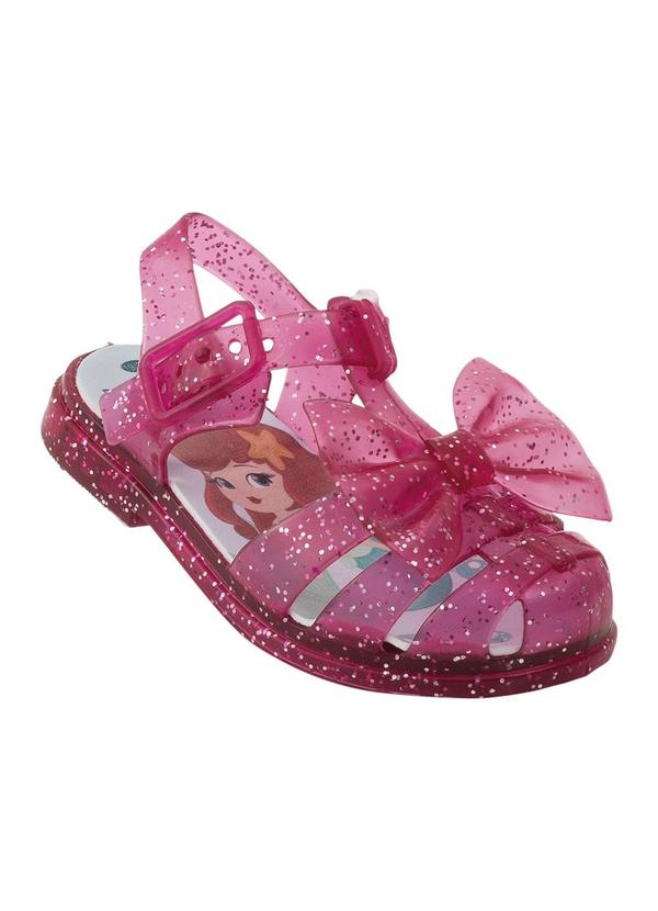 Sandália Pink Glitter em Pvc