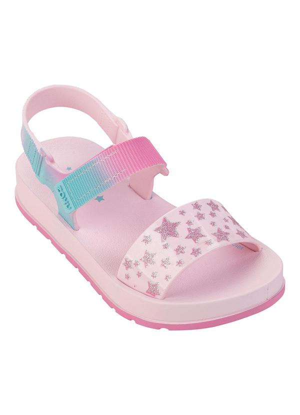 Sandália Zaxy Way Print Rosa