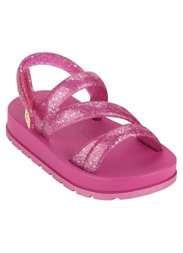 Sandália Zaxynina Glitter Rosa