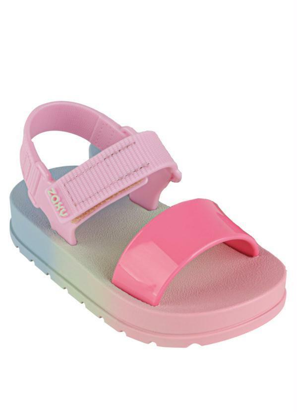 Vista 2 Sandália Zaxynina Moderninha Rosa/Lilas GRENDENE KIDS GRENDENE KIDS