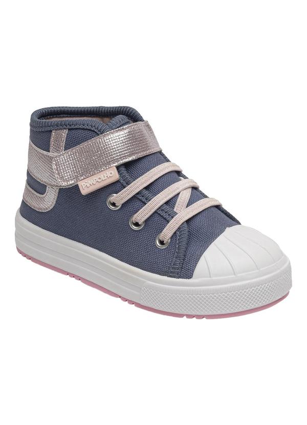 Tênis Infantil Jeans com Cano Médio