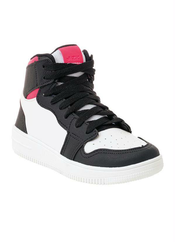 Tênis Infantil Menina Pink Cano Médio