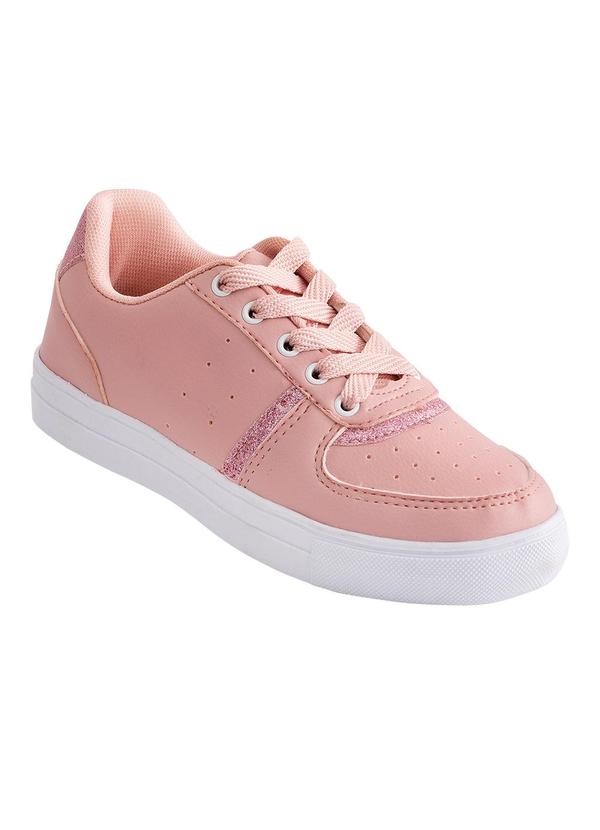 Vista 2 Tênis Infantil Menina Rosa em Sintético Perfecta Perfecta
