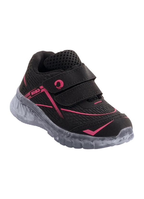 Vista 2 Tênis Infantil Preto com Luzinha Perfecta Perfecta