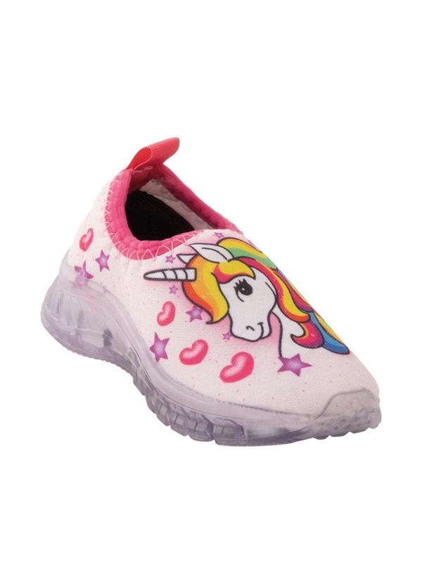 Tênis Infantil Rosa com Luzinha