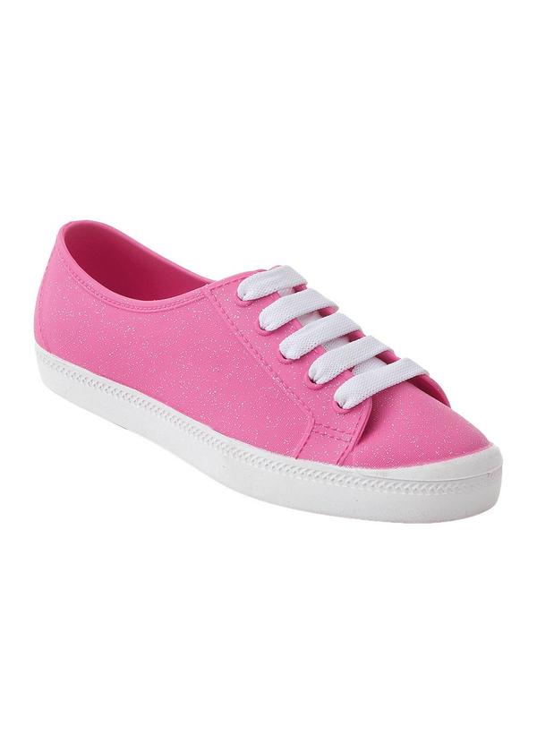 Vista 2 Tênis Infantil Rosa em Pvc Perfecta Perfecta