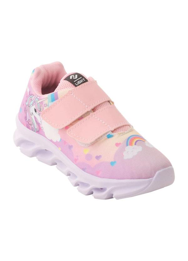 Tênis Infantil Rosa em Tecido