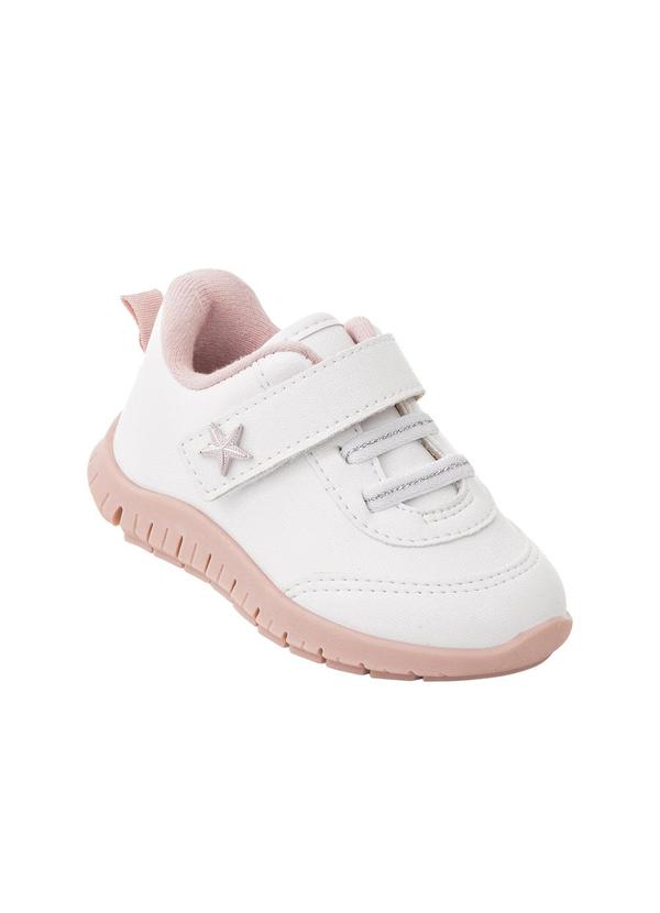 Tênis Molekinha Branco com Velcro
