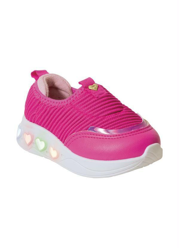 Tênis Molekinha Pink em Sintético