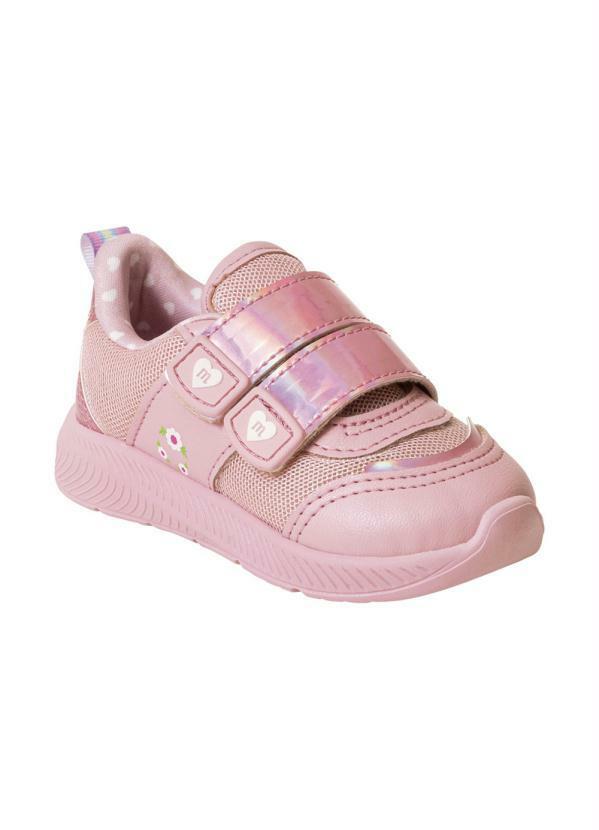 Tênis Molekinha Rosa em Sintético