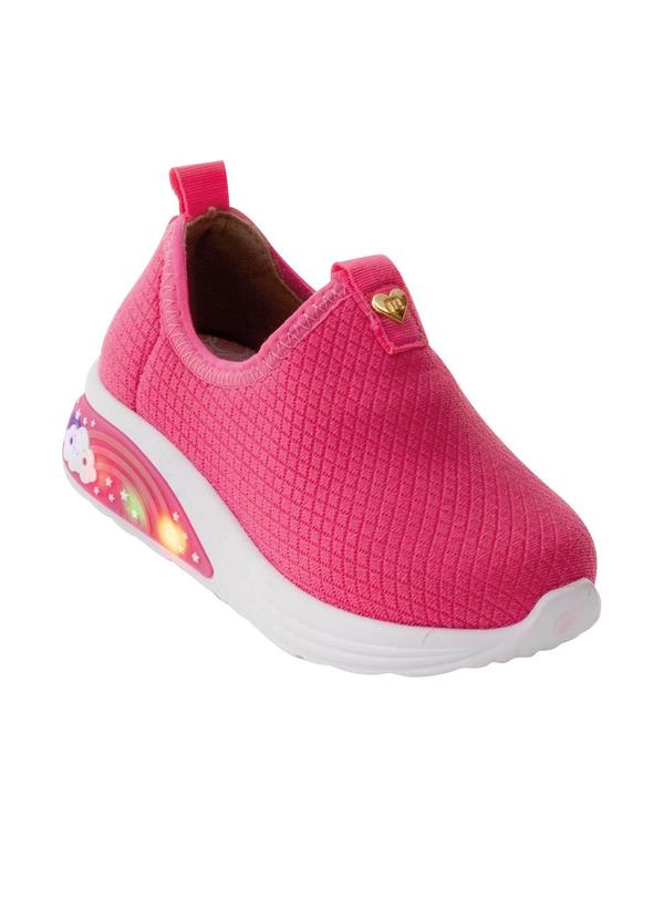Tênis Molekinha Rosa em Tecido