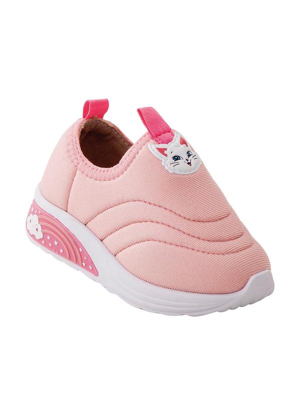 Tênis Molekinha Rosa em Tecido
