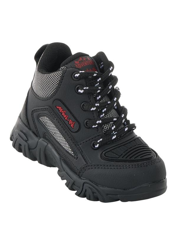 Vista 2 Bota Infantil Preta em Sintético Perfecta Perfecta