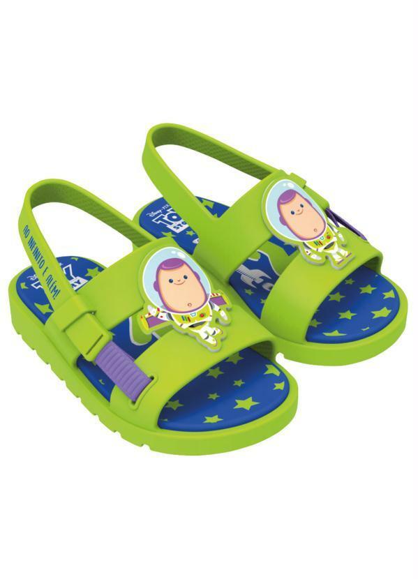 Vista 2 Chinelo Disney Toy Squad Verde GRENDENE KIDS GRENDENE KIDS