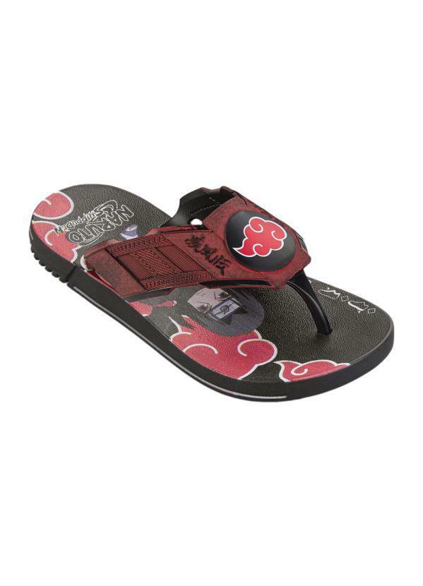 Vista 2 Chinelo Infantil Naruto Ninja Preto GRENDENE KIDS GRENDENE KIDS