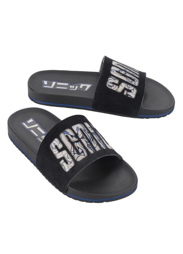 Chinelo Infantil Sonic Spike Preto